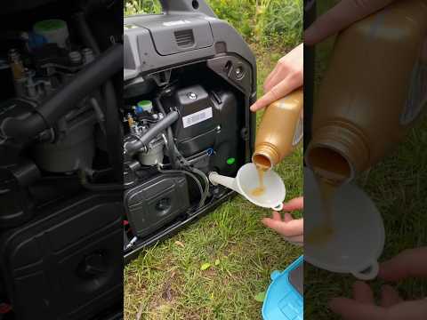Add Oil#generator #addoil #oilshortage #oilalert #oilchange #invertergenerator