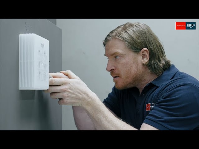 خزان دفن مع وجه مربع للكرسي المعلق / GROHE