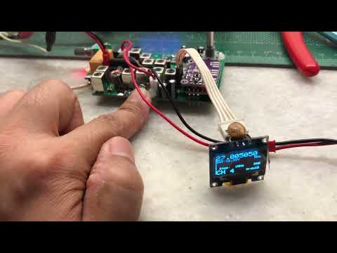 11m 27MHz DSB TX test with 1KHz input. Monitor the modulation using oscilloscope. Great wave form!
