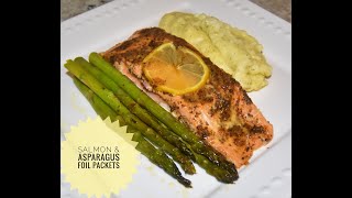 Old Bay Salmon Foil Packets - Baked Salmon Recipe