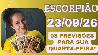 ESCORPIÃO ♏ 23/09/26 Parece um "pavão" querendo chamar a sua atenção 😂
