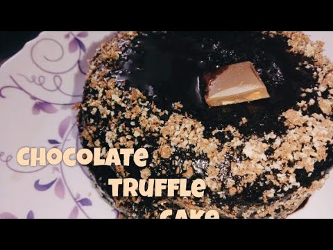 Easy chocolate truffle cake | chocolate cake| moist chocolate cake without oven |