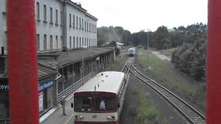 preview picture of video 'Säschsiche und Böhmische Züge in Dolni Poustevna'