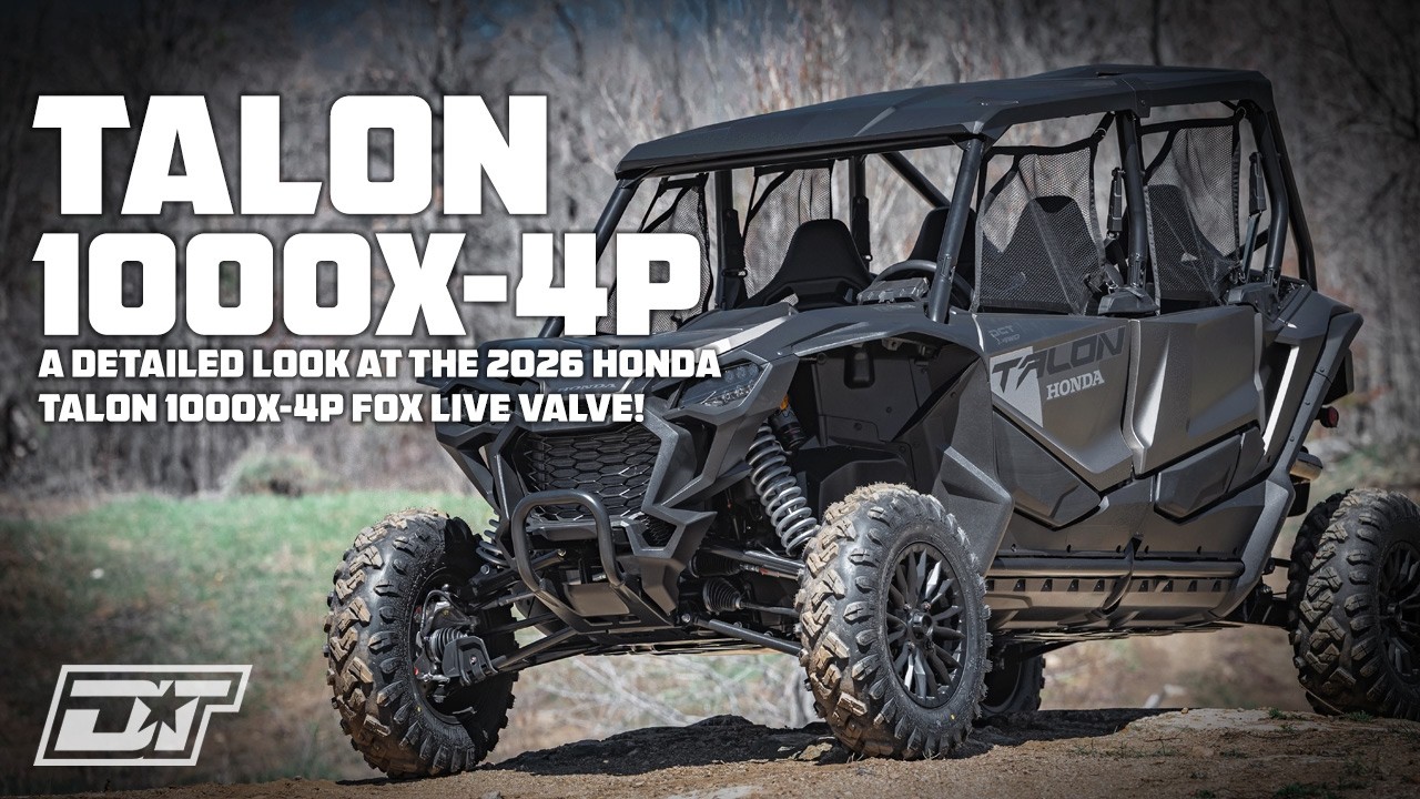 2026 Honda Talon 1000X-4P FOX Live Valve Detailed UTV Overview
