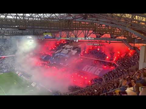 Oprawa na meczu Lech Poznań - Zagłębie Lublin (21.05.22)