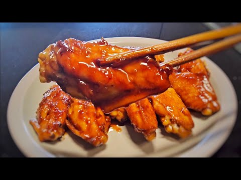 Honey Soy Chicken Wings | Soooo Juicy & Sticky If Pan Fried Like This!