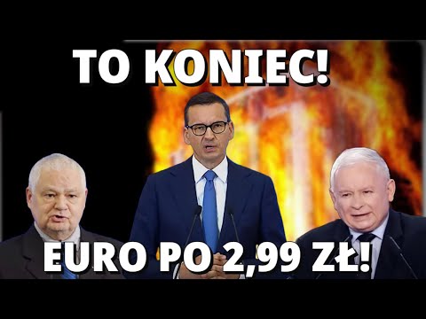 Kurs euro po 2,99 zł. Załamanie EUR PLN nadchodzi