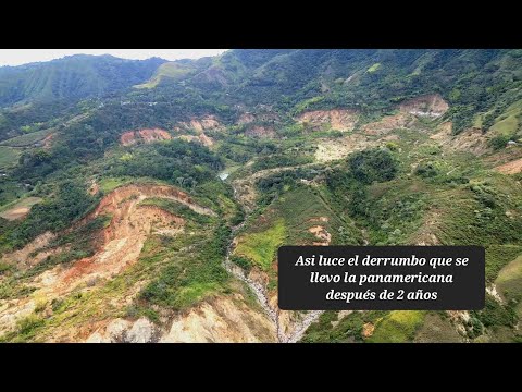 Deslizamiento de tierra en Parraga Viejo [DRONE] | Rosas, Cauca, Colombia 