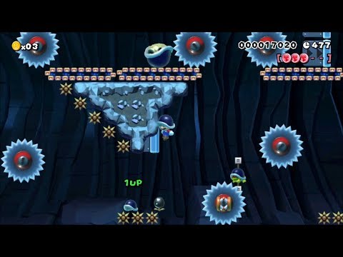 [Super Mario Maker] The buzzy cave of blue shell 2