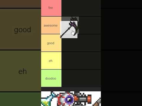 Terraria SOLAR ECLIPSE Tier List! #terraria #shorts