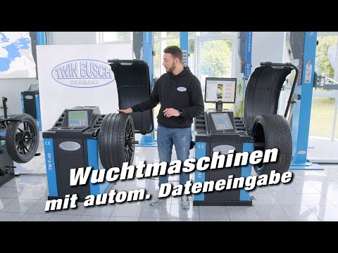 Wuchtmaschinen mit automatischer Dateneingabe - Produktberatung von TWIN BUSCH®