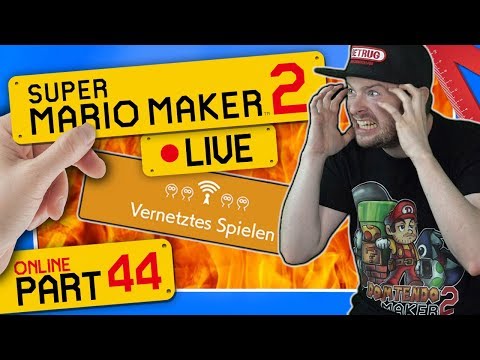 🔴 SUPER MARIO MAKER 2 ONLINE 👷 #44: Stimme nach Ausraster weg! Neuer Müll-Level-Rekord!