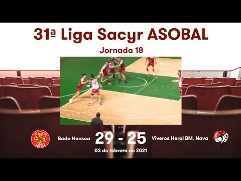 31ª Liga Sacyr ASOBAL J18: Bada Huesca - Viveros Herol BM. Nava 29-25