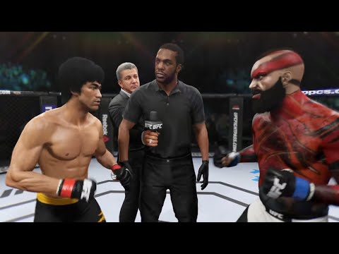 Bruce Lee vs. Zangief StrFighter (EA Sports UFC 2)