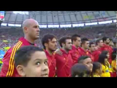 himnos nacionales España vs tahiti 2013