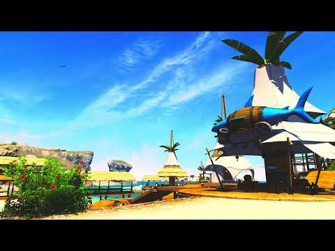 Costa Del Sol Ambience: ☆Most Relaxing Day in FFXIV Ever☆ - Ocean & Nature Sounds
