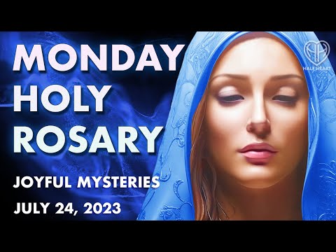 MONDAY HOLY ROSARY • Joyful Mysteries • Pray Today • July 24 • (Updated) VIRTUAL | HALF HEART