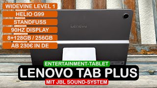Lenovo Tab Plus Testbericht: Lautsprecher mit Tablet