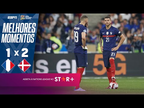 Gols e lances de França x Dinamarca