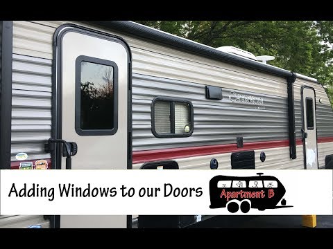 Installing Windows on RV Doors - AP Products - Cherokee 264DBH