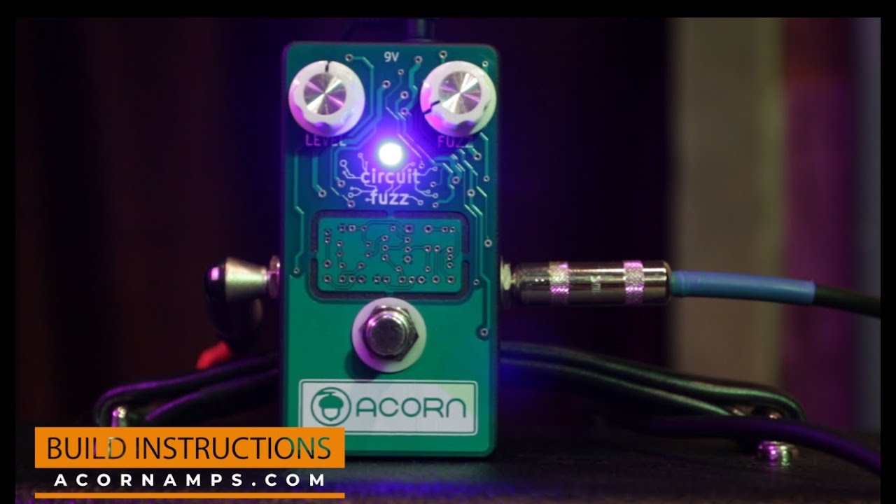 Acorn Amplifiers Circuit Fuzz Pedal Demo - YouTube