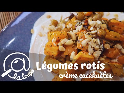 LEGUMES ROTIS CREME A LA CACAHUETES #260