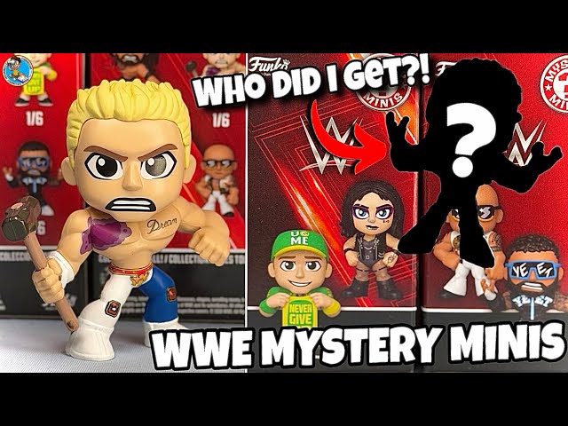 Vídeo relacionado con Funko Mystery Mini: WWE - John Cena, Roman Reigns, The Rock and More - 1 of 6 to Collect - Styles May Vary - Figura de Vinilo Coleccionable - Idea de Regalo - Mercancía Oficial