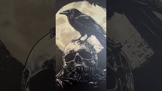 Mystical Wall Art - Black Raven | DUBLEZ