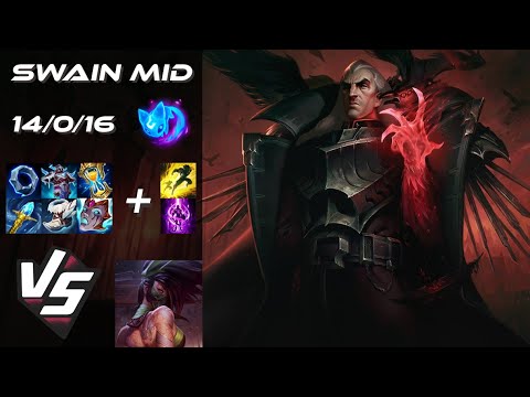 MID Swain vs Akali - EU Grandmaster Patch 14.23