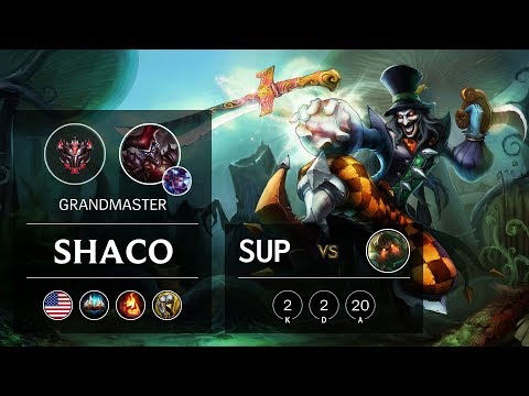 Shaco Support vs Nautilus - NA Grandmaster Patch 9.9