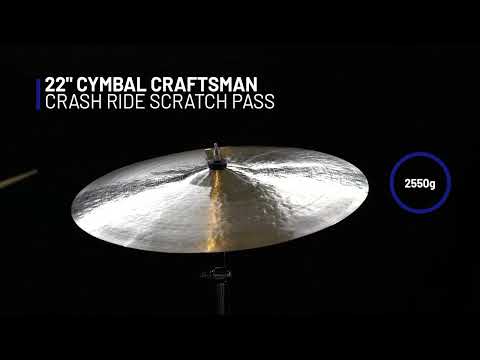22" Cymbal Craftsman Crash Ride Scratch Pass