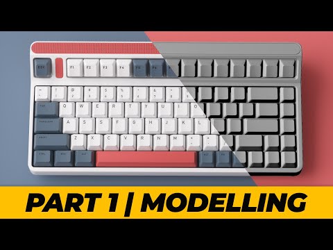 Model, UV, Texture and Render A Keyboard | Cinema 4D Tutorial | Part 1 Modelling