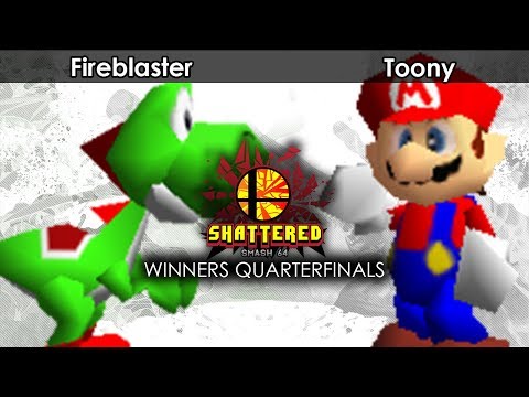 Smash 64: Fireblaster (Yoshi) V Toony (Mario) - Shattered 91 Tournament SSB64