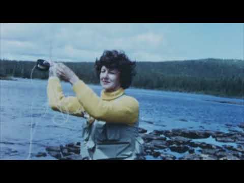 Joan Wulff demonstrates the Newfoundland Hitch to catch salmon