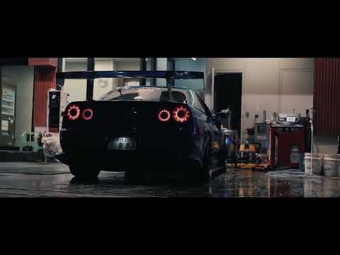 900HP Nissan R34 GT-R in Tokyo - NIGHT DRIVE PHONK