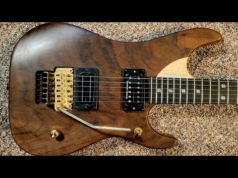 Washburn N4 Walnut Mourning Windows Inlays Proto Davies 2.0  2010 Nuno Bettencourt Signature image 17