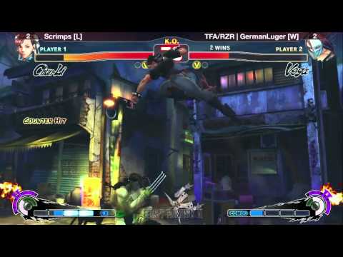 Frosty Faustings VI SSFVI:AE 2012 Grand Finals: Scrimps vs. TFA/RZR|GermanLuger