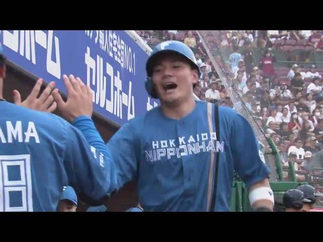 【8回表】反撃の一発!! ファイターズ・清宮幸太郎 ライトへ第12号ソロホームラン!!  2024年9月14日 東北楽天ゴールデンイーグルス 対 北海道日本ハムファイターズ