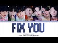 BTS (방탄소년단) - Fix You (Cover) (Color Coded Lyrics)