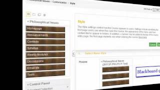 Blackboard 8 to 9.1 Course Navigation