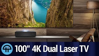 Hisense 100" 4K Dual Color Laser TV Review