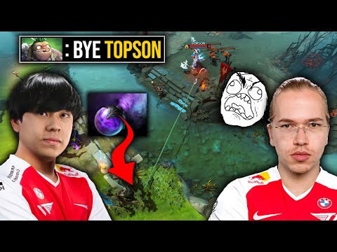 TOPSON Gets Caught By ANA Pudge's Hook Trap | T1.Ana ft T1.Whitemon Vs T1.Topson | Pudge Official