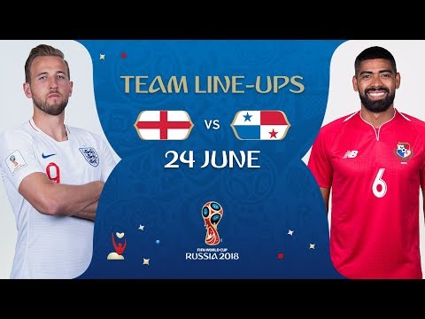 LINEUPS – ENGLAND v PANAMA - MATCH 30 @ 2018 FIFA World Cup™