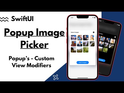 SwiftUI Popup Image Picker - Custom Popup's, Image Picker Modifier  - Xcode 13 - SwiftUI Tutorials