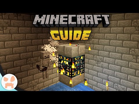 wattles - NEW + IMPROVED SKELETON FARM! | The Minecraft Guide - Minecraft 1.17 Tutorial Lets Play (144)