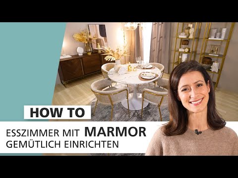 🤍🖤 Gestalte dein Esszimmer edel & gemütlich - mit MARMOR | How to | INTERIYEAH!