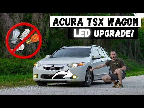 Replacing the exterior bulbs on my 2012 Acura TSX Wagon - Modernizing with AUTOONE LEDs