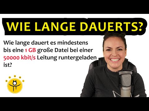 Mathe im Alltag – Download Geschwindigkeit berechnen