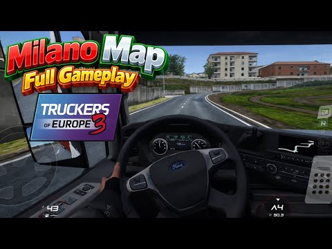 🥰Milano Map Full Gameplay in Truckers of Europe 3 New Map Full gameplay New Update 0.7.6