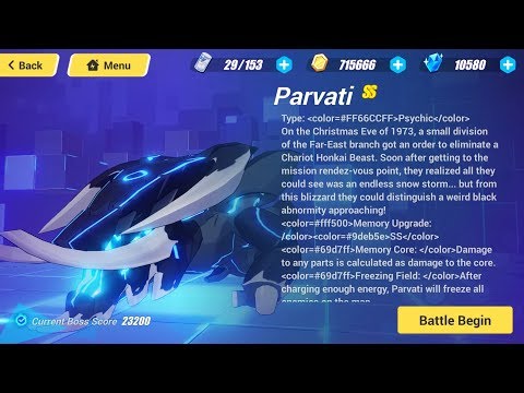 Honkai 3rd: Memorial Arena Parvati SS (SEA)